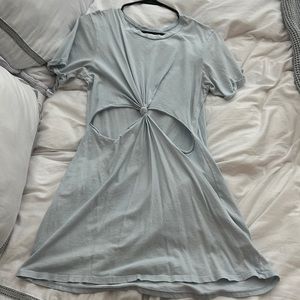 Baby Blue Cover Up Dress